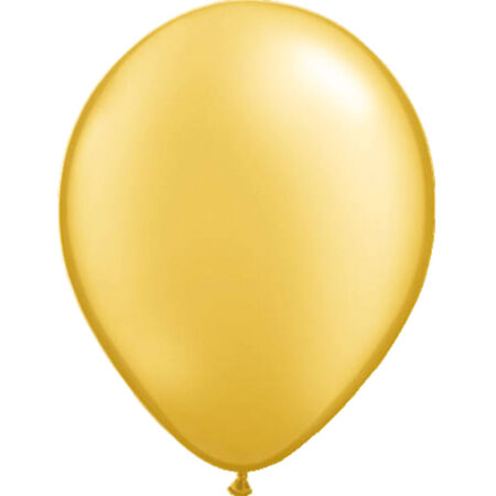 ballonnen metallic goudkleuring 27cm 1264 Party-Rent Almere